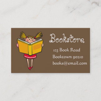 Tarjeta De Visita Librería, librería de los niños o libros en línea