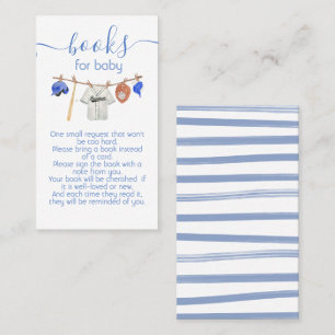 Tarjeta De Visita Libretas de béisbol: Baby Shower Books para bebés