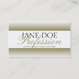 Tarjeta De Visita Libro Blanco de la escritura del oro de