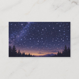 Tarjeta De Visita Libro de cuentos del cielo nocturno de fantasía