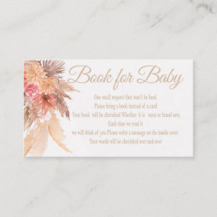Tarjeta De Visita Libro Pampas Grass para el bebé, el desierto, el 