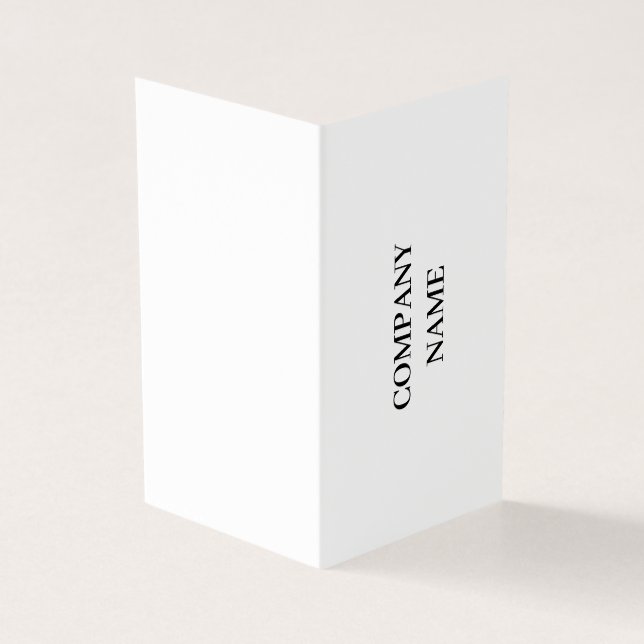 Tarjeta De Visita Libro vertical personalizado profesional doblado  (Exterior)