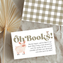 Tarjeta De Visita Libros de animales de granja de bebés para el gabi