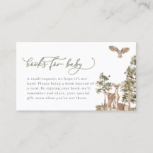 Libros de Baby Shower de Woodland para Baby Shower