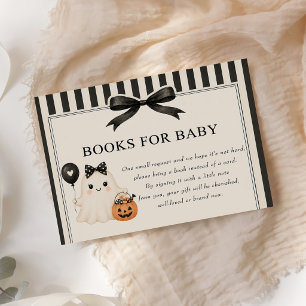 Tarjeta De Visita Libros para el bebé Fantasma Lindo de Halloween pa