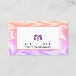 Tarjeta De Visita Licenciado en enfermería certificada