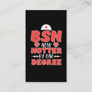 Tarjeta De Visita Licenciatura en Ciencias en Enfermería BSN Enferm