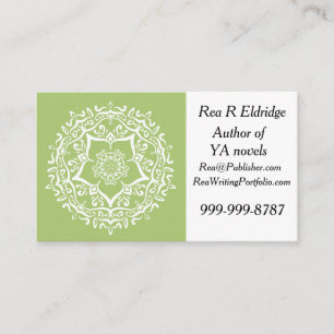 Tarjeta De Visita Lichen Mandala