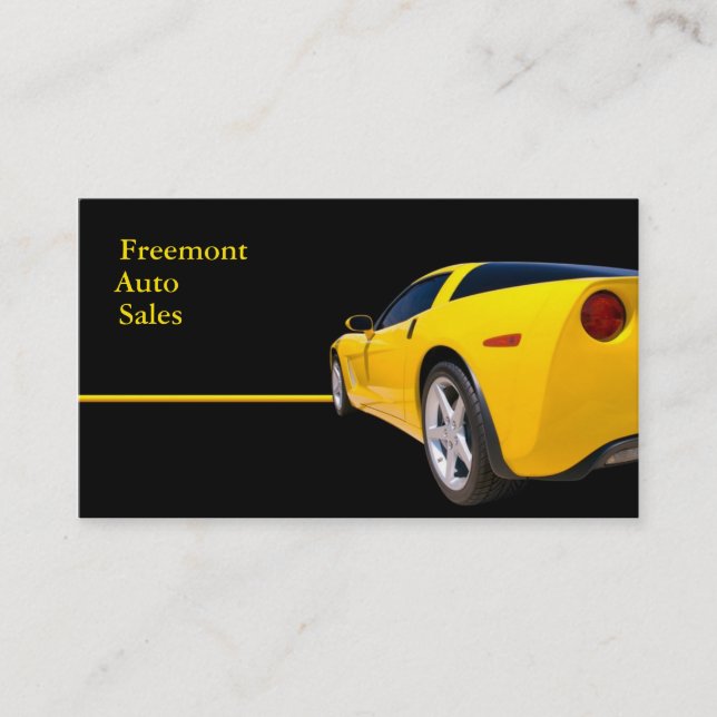 Tarjeta De Visita Liderazgo Automotor (Anverso)