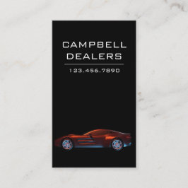 Tarjeta De Visita Liderazgo profesional moderno de automóviles depor