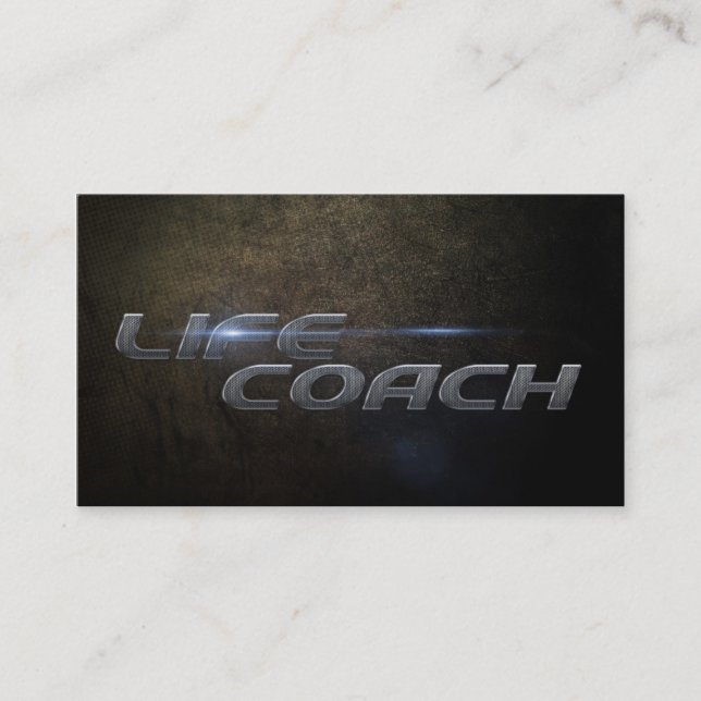 Tarjeta De Visita Life Coach business card (Anverso)