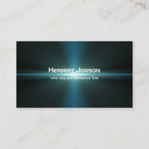 tarjeta de visita ligera del horizonte