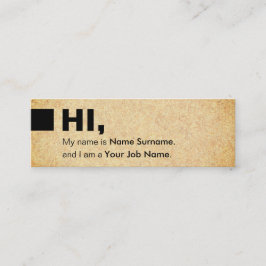 Tarjeta de visita ligera del Social de la