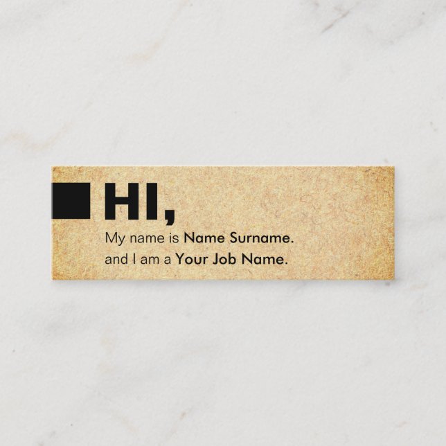 Tarjeta de visita ligera del Social de la (Anverso)