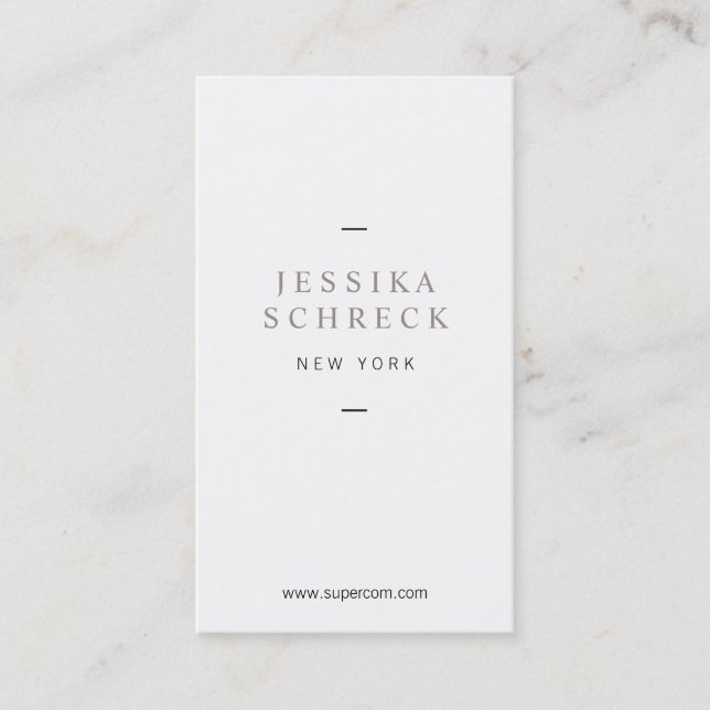 Tarjeta De Visita ligero y fino (Anverso)