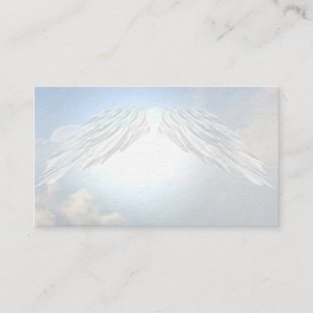 Tarjeta De Visita Ligeros Mystic Angel Love Business Cards (Anverso)