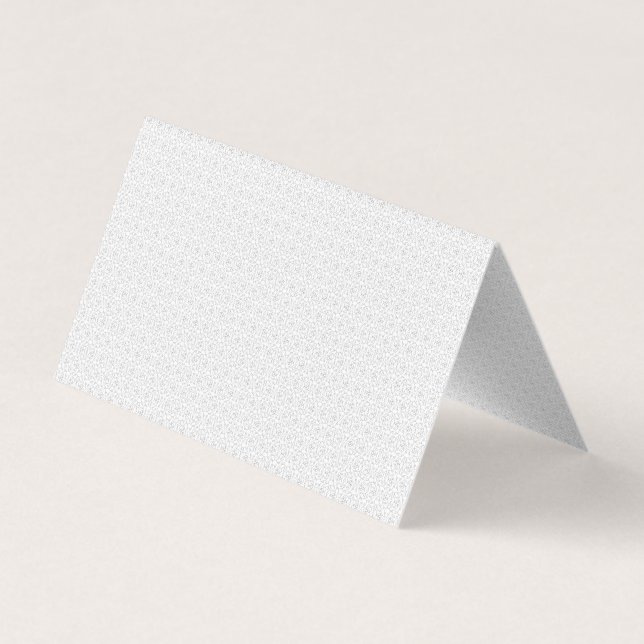 Tarjeta De Visita Light Grey Geometric Tile Pattern (Reverso)