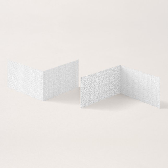 Tarjeta De Visita Light Grey Geometric Tile Pattern (Interior y exterior)