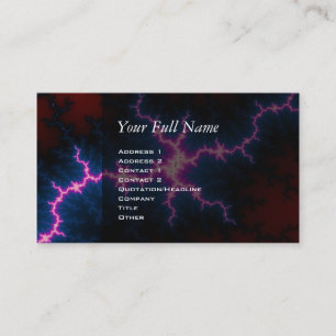 Tarjeta De Visita Lightcleave - Arte fractal