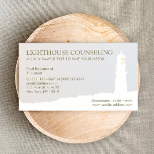 Tarjeta De Visita Lighthouse Business Card