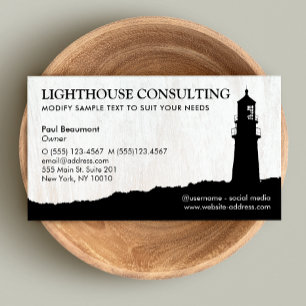 Tarjeta De Visita Lighthouse Business Card