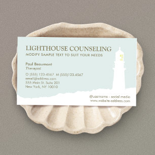 Tarjeta De Visita Lighthouse Business Card