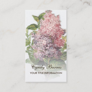 Tarjeta de visita Lilac de Vintage