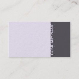 Tarjeta De Visita Lilac Purple Modern