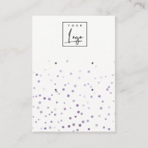 Lilac Watercolor Confetti 2 Stud Earl Display