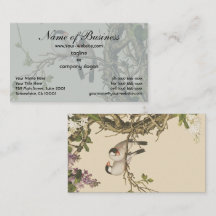 Lilacs morados y blancos con antigüedades chinas d