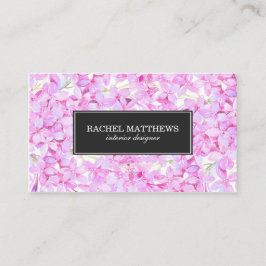 Tarjeta De Visita Lilas purpúreas claras profesionales