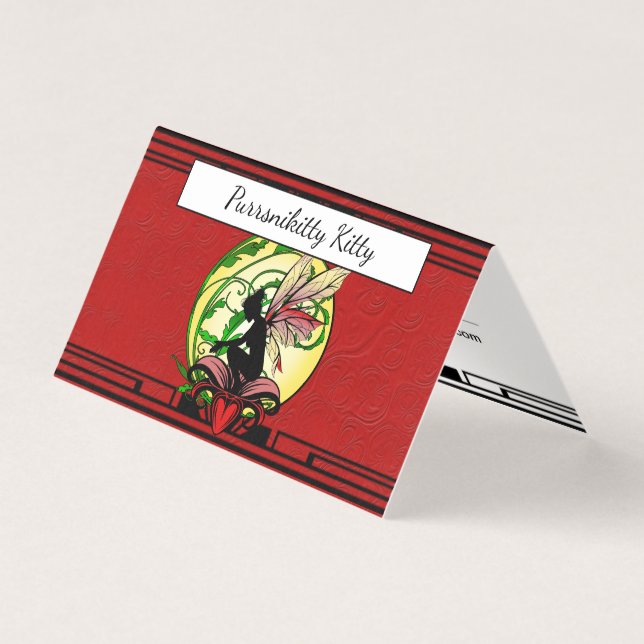 Tarjeta De Visita Lily Shadow Fairy (Anverso)