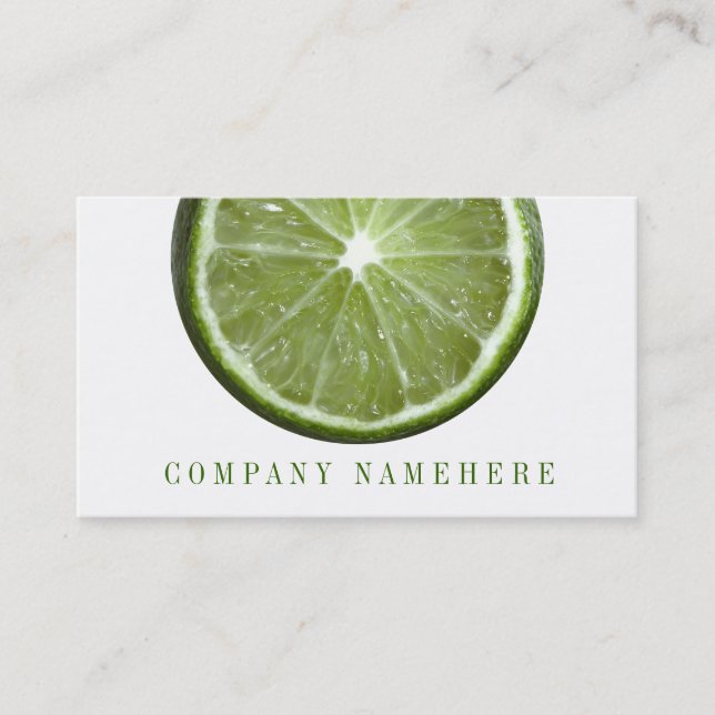 Tarjeta De Visita Lime (Anverso)