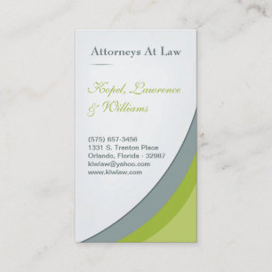 Tarjeta De Visita Lime Green Law Firma Legal Corporate Business Card