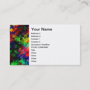 Tarjeta De Visita Limo del arco iris
