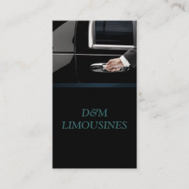 Tarjeta De Visita Limo Service Driver, Cab, Taxi Business Card