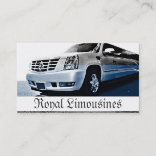 Tarjeta De Visita Limousines, Limo Services, Driver Business Card