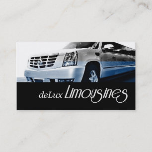 Tarjeta De Visita Limousines, Limo Services, Driver Business Card