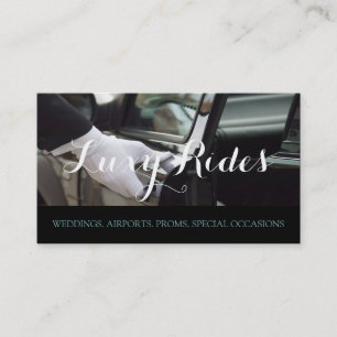 Tarjeta De Visita Limousines, Limo Services, Driver Business Card