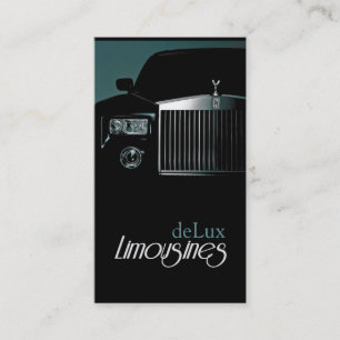 Tarjeta De Visita Limousines, Limo Services, Driver Business Card