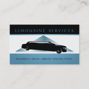 Tarjeta De Visita Limousines, Limo Services, Driver Business Card