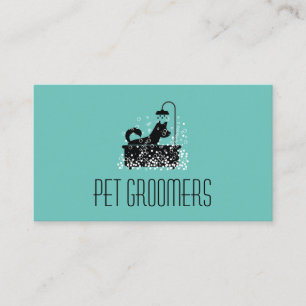 Tarjeta De Visita Limpiador de perros   Mascota Groomer   Servicios