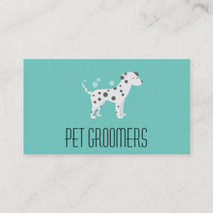 Tarjeta De Visita Limpiador de perros   Mascota Groomer   Servicios
