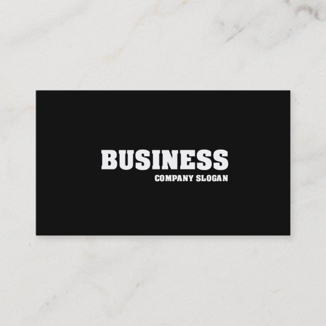Tarjeta De Visita Limpie al profesional (Anverso)