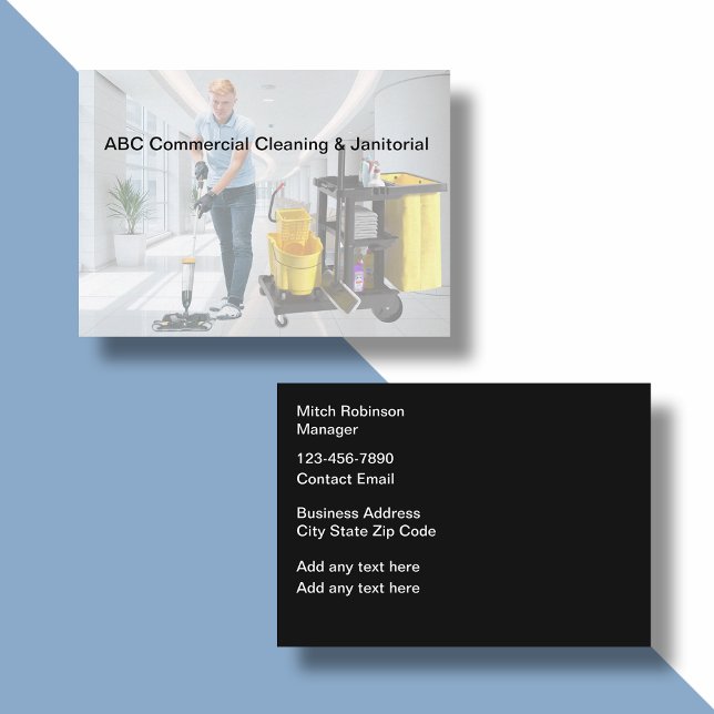 Tarjeta De Visita Limpieza Comercial Y Janiotorial (Subido por el creador)