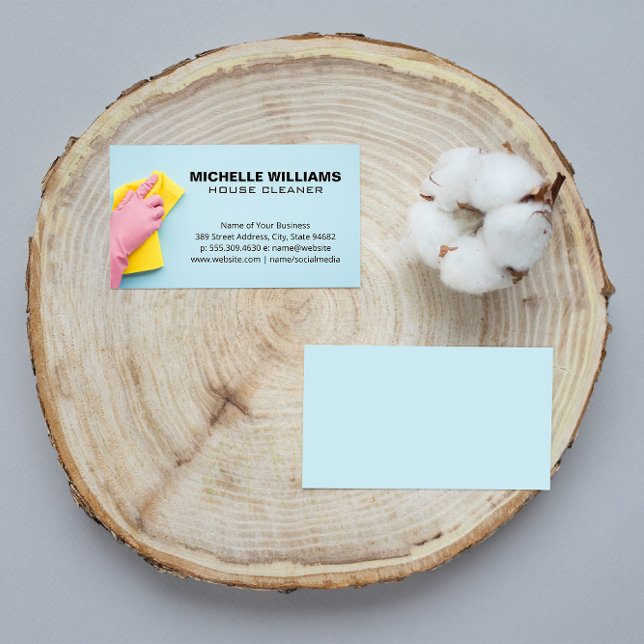Tarjeta De Visita Limpieza con toalla (Subido por el creador)
