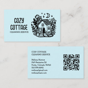 Tarjeta De Visita Limpieza de casa de artesanía de la casa Personali