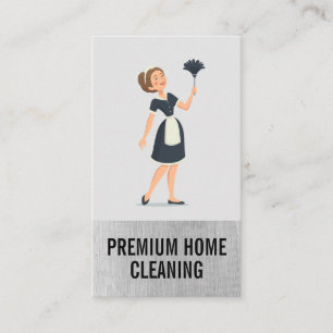 Tarjeta De Visita Limpieza de casa   Masa   Duster
