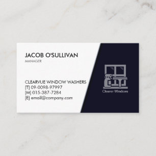 Tarjeta De Visita Limpieza de Casas Lavadora de Ventanas