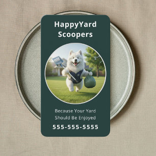 Tarjeta De Visita Limpieza de desechos de mascotas ecológicos para p
